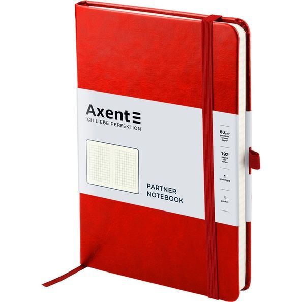 Книга записна Partner Lux, 125*195, 96арк, кл, чер 8202-06-A фото