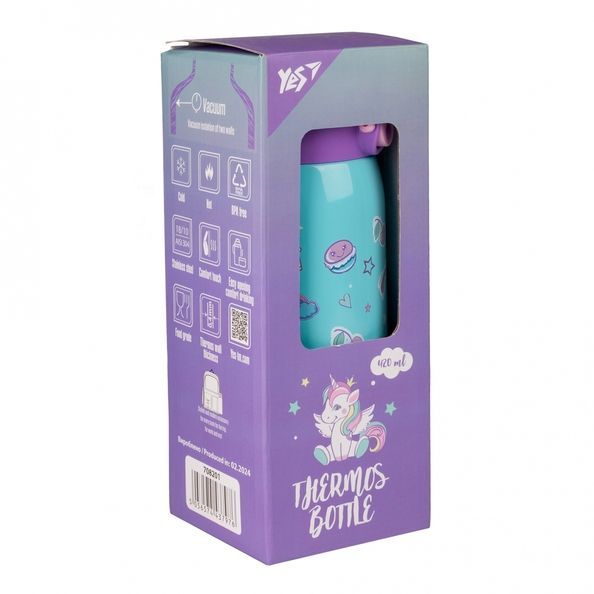 Термос Yes "Glamour" 420 мл 708201 фото