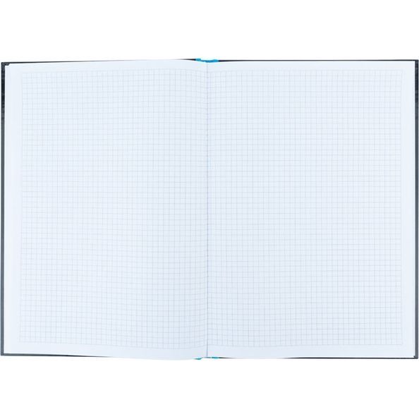 Книга записна А4, 80 арк., кл.,Colors, блакитна 8421-05-A фото