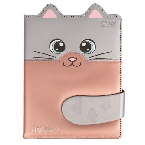 Щоденник шкільний Yes Cat Tail PU, твердий, A5, 40 аркушів 911687 фото