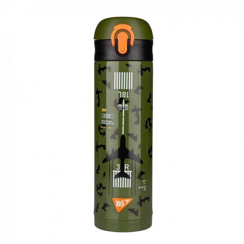 Термос Yes "Military" 420 мл 708202 фото