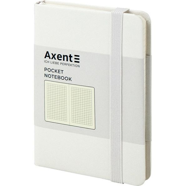 Книга записна Partner, 95*140, 96арк, кліт, біла 8301-21-A фото