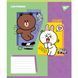А5/12 кос. Yes Line Friends Funny, зошит учнівський шкільний (5шт.) 767640 фото 3