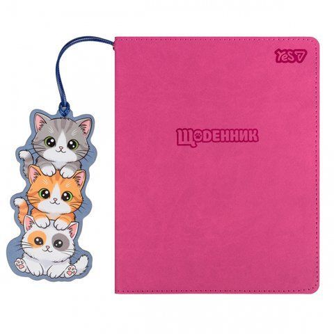 Щоденник шкільний Yes Catmania PU, інтегральний, A5, 40 аркушів 911697 фото
