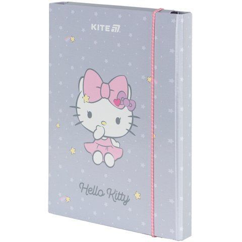 Папка для зошитів на гумці Kite Hello Kitty HK25-210-1, картон HK25-210-1 фото