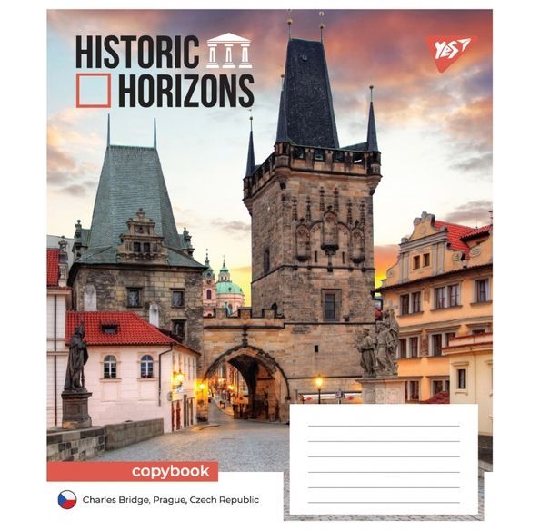 Зошит учнівський загальний Yes Historic Horizons А5 48 аркушів клітинка ( 5шт ) 767885 фото