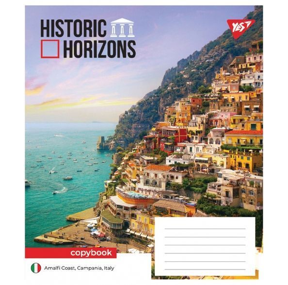 Зошит учнівський загальний Yes Historic Horizons А5 48 аркушів клітинка ( 5шт ) 767885 фото