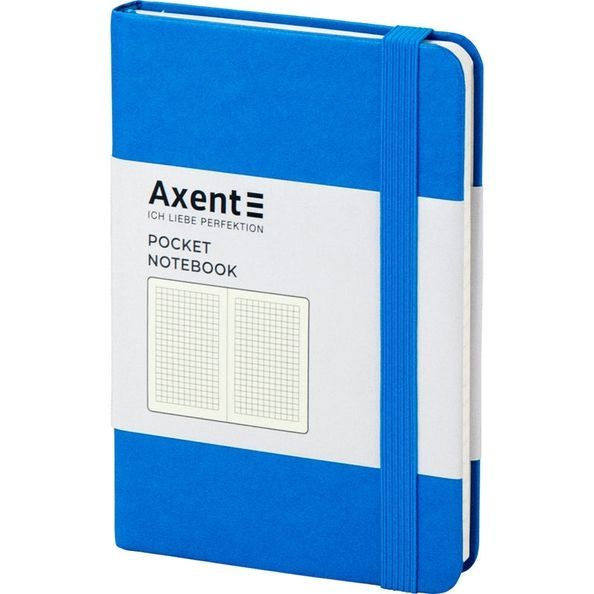 Книга записна Partner, 95*140, 96арк, кліт, блакитна 8301-07-A фото