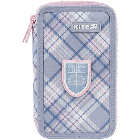 Пенал без наповнення Kite College Line Girl K25-623-1, 2 відділення K25-623-1 фото