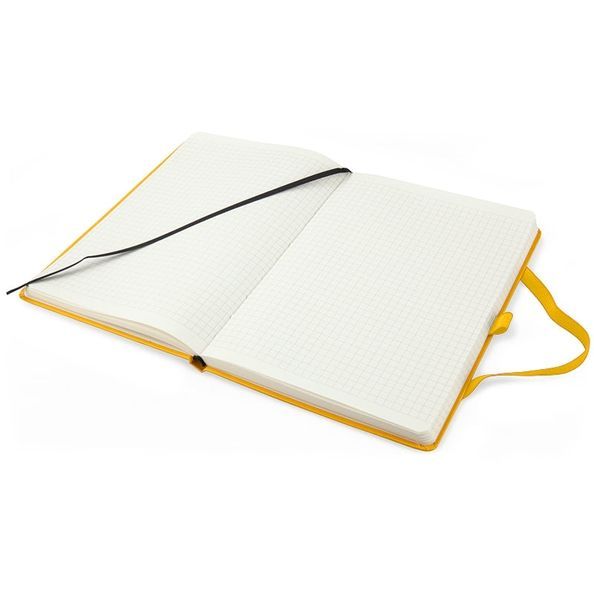 Книга записна Partner Prime, 145*210, 96арк, кліт, жовта 8305-08-A фото