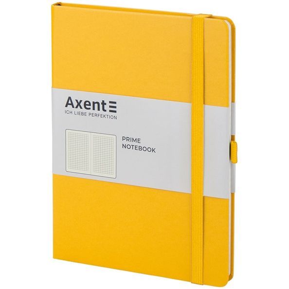 Книга записна Partner Prime, 145*210, 96арк, кліт, жовта 8305-08-A фото