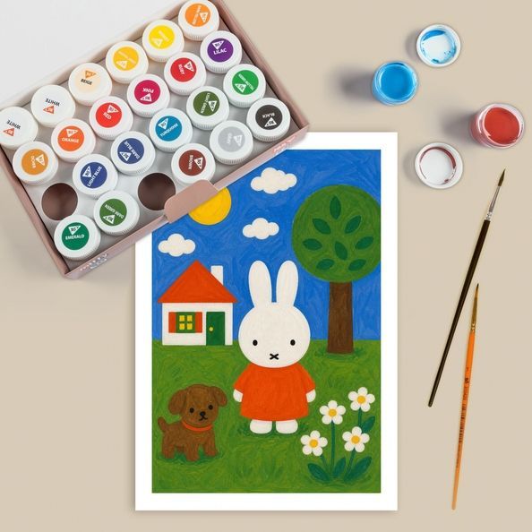 Фарби гуашеві Yes Miffy 24 кол. 20 мл 230448 фото