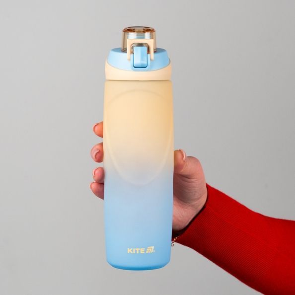 Пляшечка для води Kite K26-1200-1, 760 мл, бежево-синя K26-1200-1 фото