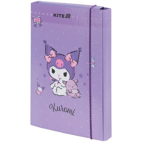 Папка для зошитів на гумці Kite Kuromi HK25-210-2, картон HK25-210-2 фото