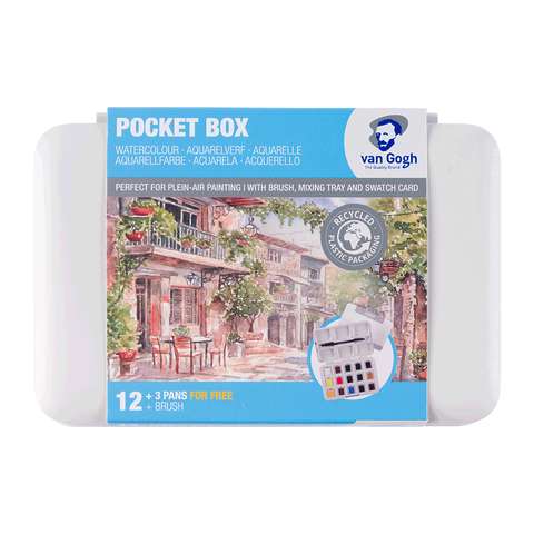 Набір акварельних фарб VAN GOGH Pocket box 12кол 8712079344955 фото