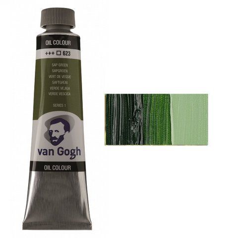 Фарба олійна VAN GOGH, (623) Соковитий зелений, 40 мл, Royal Talens 8712079219697 фото