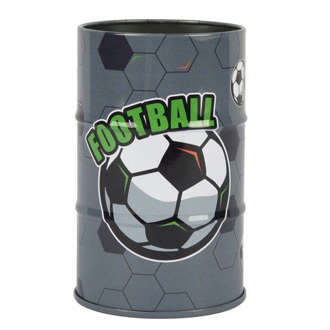 Стакан-підставка бочка Yes "Football" метал 708791 фото