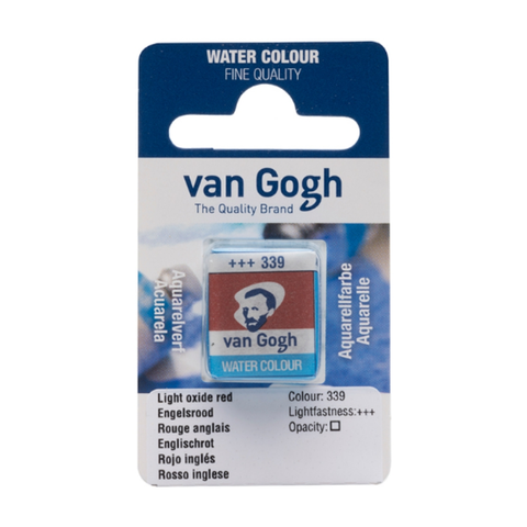 Фарба акварельна Van Gogh (339), Англійська червона, кювета, Royal Talens 8712079419189 фото