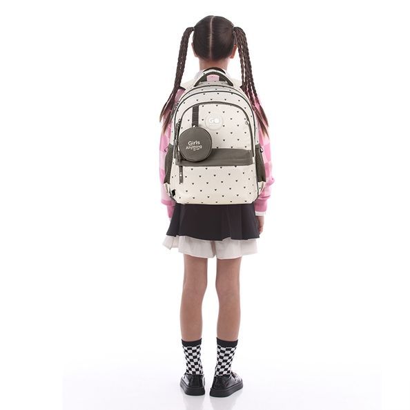 Рюкзак GoPack Education 182M Beige Polka Dots GO26-182M-3 фото