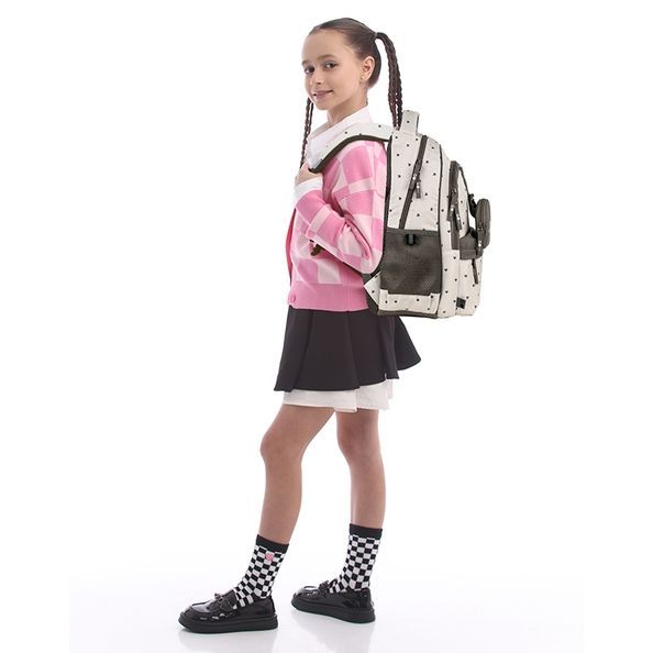 Рюкзак GoPack Education 182M Beige Polka Dots GO26-182M-3 фото