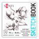 Скетчбук SANTI для графіки Flowers 18х18см 30 арк. склейка 110г/м2 743204 фото 1