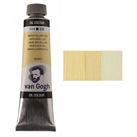 Фарба олійна VAN GOGH, (222) Неаполітанський жовтий світлий, 40 мл, Royal Talens 8712079219185 фото