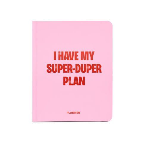 Блокнот для планування "I HAVE MY SUPER-DUPER PLAN" рожевий orner-2745 фото