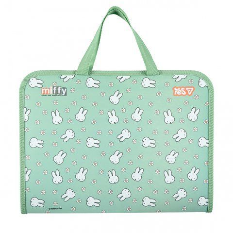 Папка-портфель Yes FC на блискавці з тканинними ручками "Miffy" 492409 фото