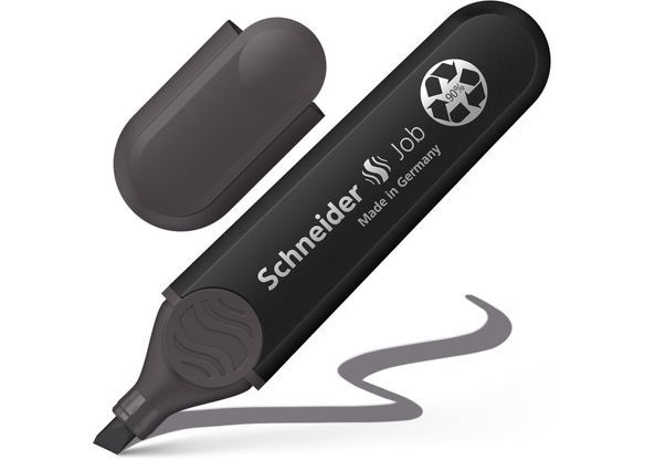 Маркер текстовиділювач SCHNEIDER JOB 1-4,5 мм, темно сірий S1512 фото