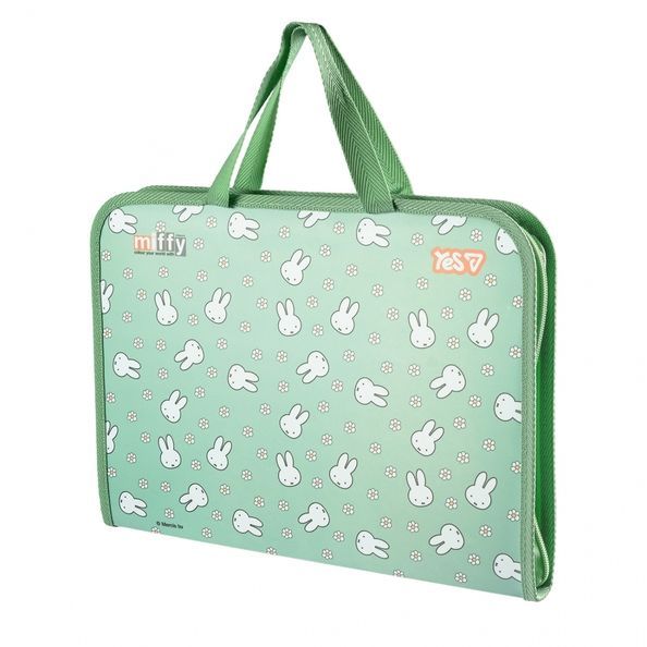 Папка-портфель Yes FC на блискавці з тканинними ручками "Miffy" 492409 фото