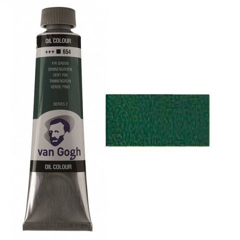 Фарба олійна VAN GOGH, (654) Піхтовий зелений, 40 мл, Royal Talens 8712079219710 фото