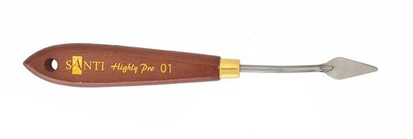 Мастихін металевий "Santi" HP-01, довжина 2,7см 310802 фото