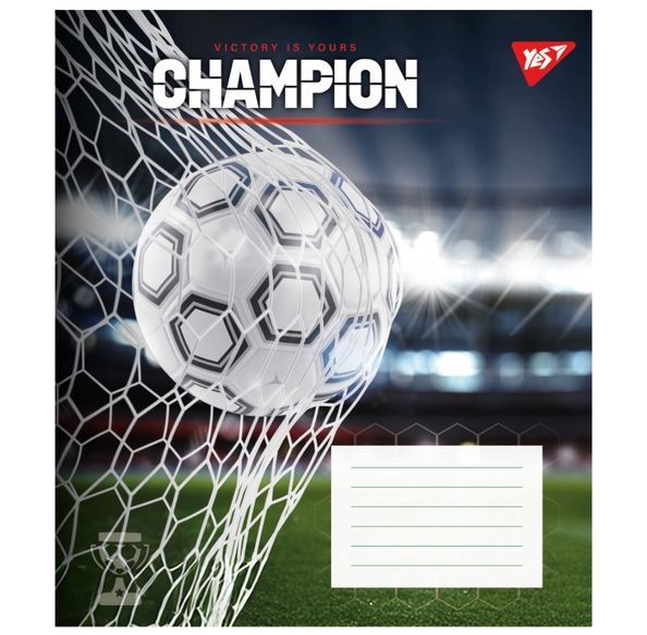 Зошит учнівський загальний Yes Champion А5 48 аркушів лінія ( 5шт ) 767828 фото