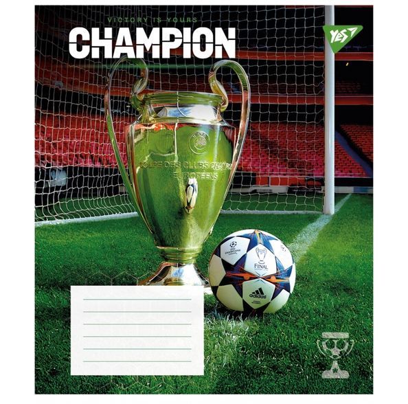 Зошит учнівський загальний Yes Champion А5 48 аркушів лінія ( 5шт ) 767828 фото