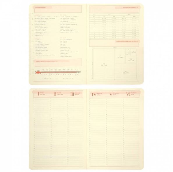 Щоденник Leo Planner датований 2026 "Persona", чорний 252665 фото