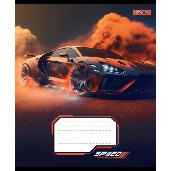 Зошит учнівський загальний 1 Вересня Speed А5 48 аркушів клітинка ( 5шт ) 768027 фото