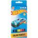 Олівці кольорові тригранні Kite Hot Wheels HW25-053, 12 кольорів HW25-053 фото 1