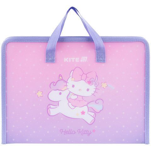 Папка-портфель на блискавці Kite Hello Kitty HK25-202-1, 1 відділення, A4 HK25-202-1 фото