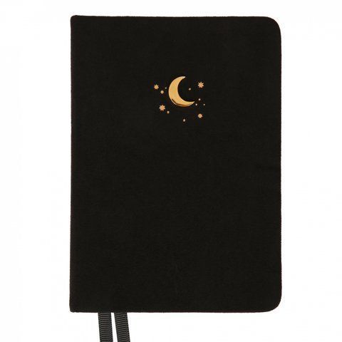 Щоденник А6 Leo Planner датований 2026 "Luna", твердий, чорний, 352 сторінки 252706 фото