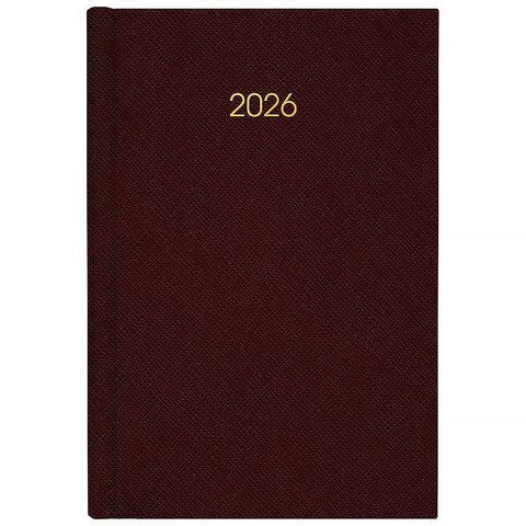 Щоденник 2026 Classic Style, 145*210, з/т коричневий 8840-26-4-A фото