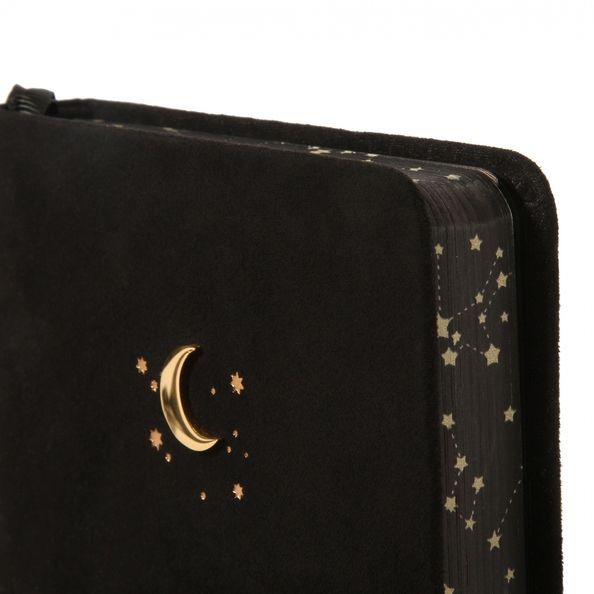 Щоденник А6 Leo Planner датований 2026 "Luna", твердий, чорний, 352 сторінки 252706 фото