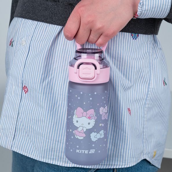 Пляшечка для води Kite Hello Kitty HK25-1213, 560 мл, сіра HK25-1213 фото
