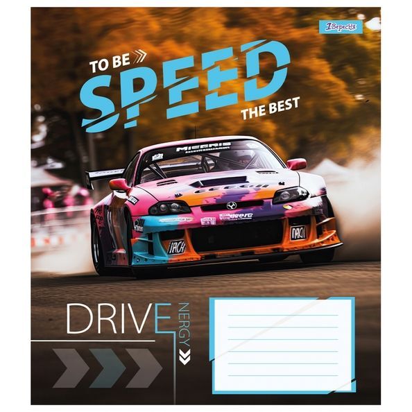 Зошит для записів 1В Speed the best А5 48 аркушів лінія ( 5шт ) 767385 фото