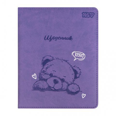 Щоденник шкільний Yes Teddy Kiss PU, твердий, A5, 40 аркушів 911688 фото