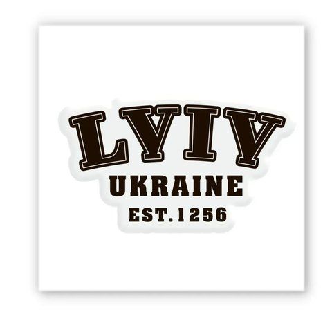 Об'ємна наліпка "Львів заснування" SX-190 фото