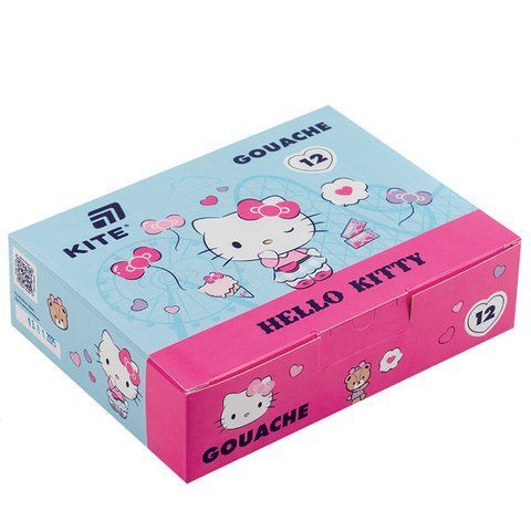 Гуаш Kite Hello Kitty HK25-063, 12 кольорів HK25-063 фото