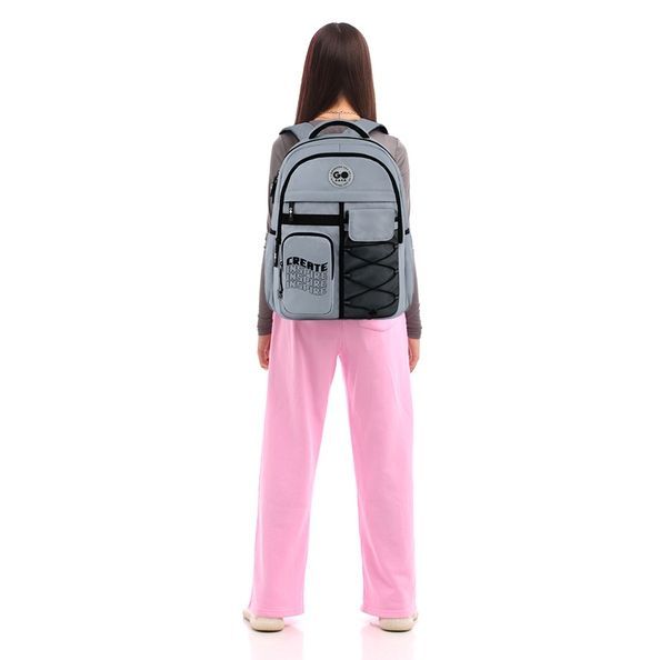 Рюкзак GoPack Education Teens 184 сірий GO26-184L-2 фото