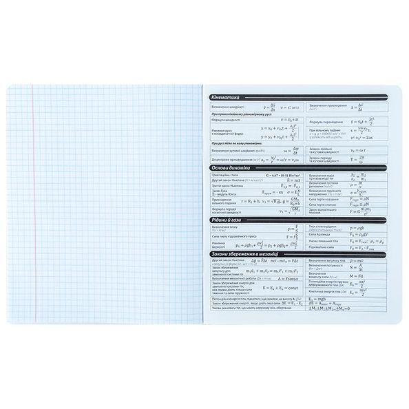 Зошит предметний Kite Techno K25-240-2, 48 аркушів, клітинка, фізика K25-240-2 фото
