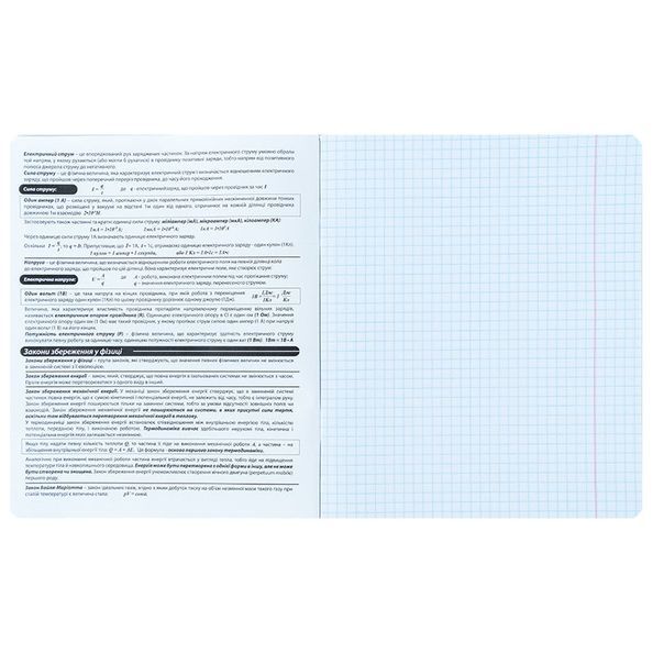 Зошит предметний Kite Techno K25-240-2, 48 аркушів, клітинка, фізика K25-240-2 фото