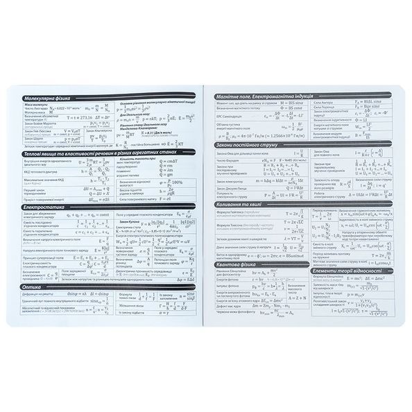 Зошит предметний Kite Techno K25-240-2, 48 аркушів, клітинка, фізика K25-240-2 фото